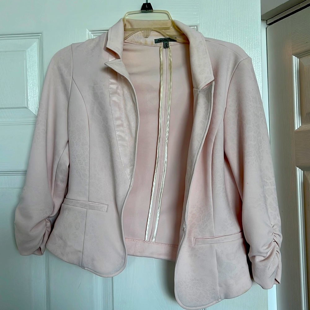 Charlotte Russe blush blazer